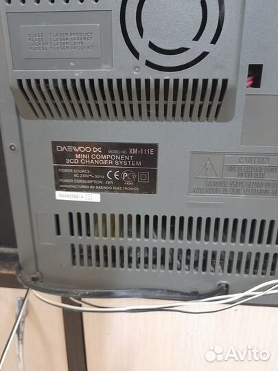 Музыкальный центр daewoo XM-111E