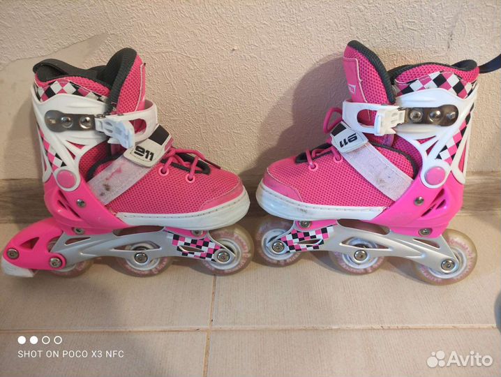 Роликовые коньки раздвижные р- 27-30