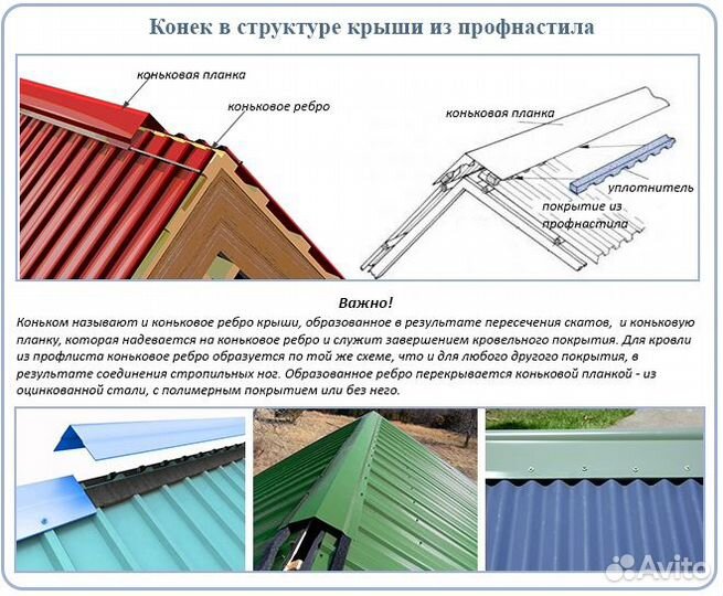 Конек на крышу