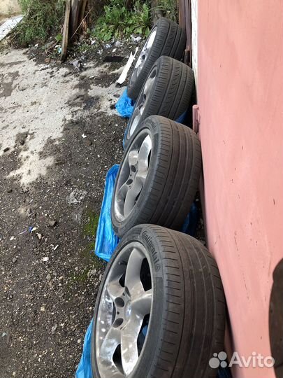 Литые диски на bmw 5 e46 r17