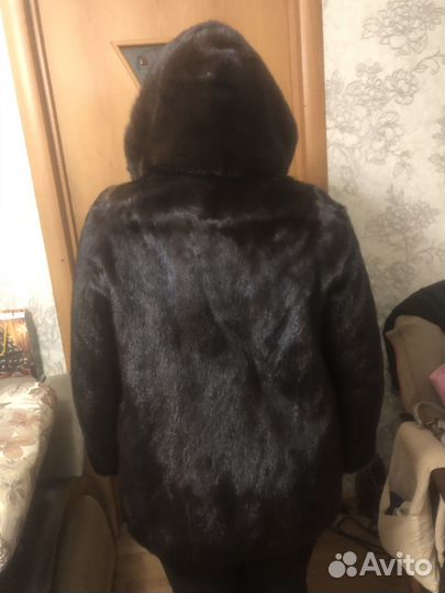 Полушубок норковая женская 60 62 размер