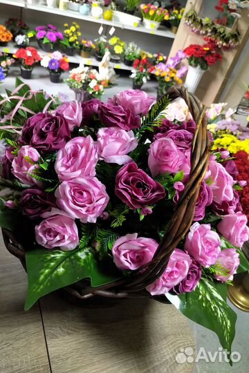 Композиции из искусственных цветов