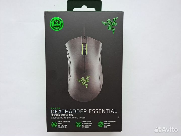 Мышь проводная Razer DeathAdder Essential