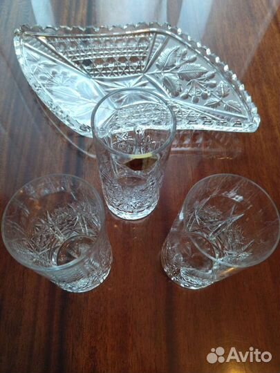 Изделия из хрусталя. Производство Югославия, СССР
