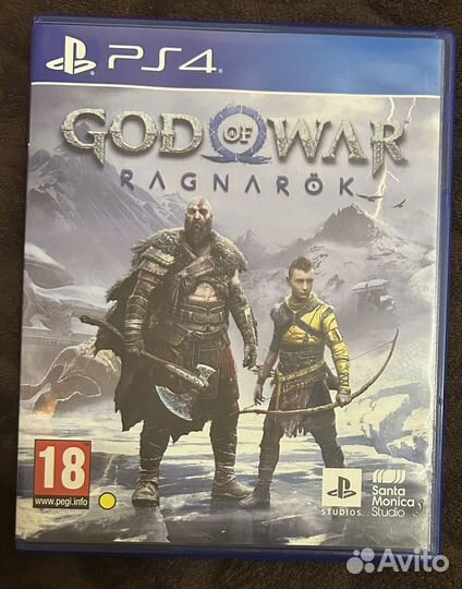 God of war ragnarok ps4 диск