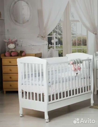 Итальянская кроватка Fiorellino 120*60 см