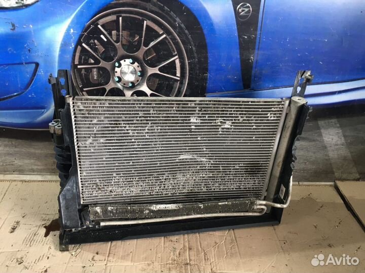 Радиатор кондиционера и гура с рамкой BMW 5 E60