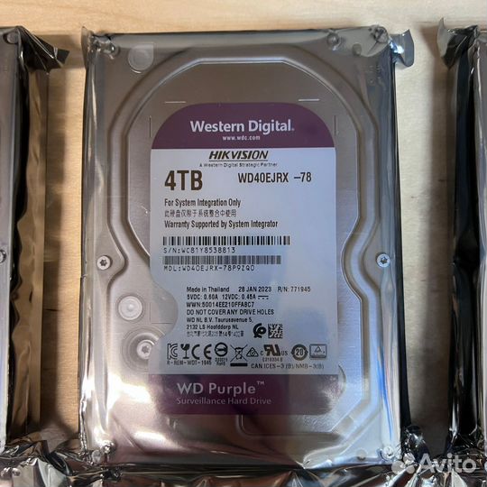 Жесткие диски HDD 4 Tb и SSD 128 Gb