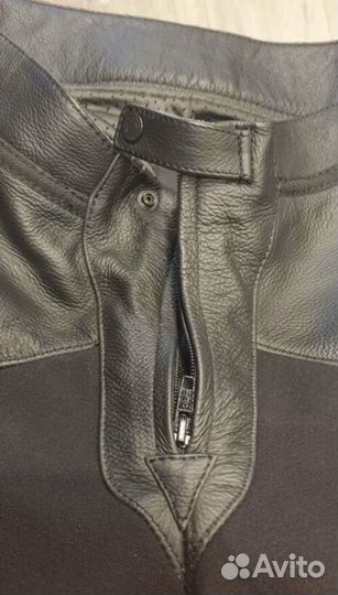 Мотоштаны кожаные мужские