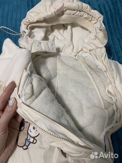 Комбинезон конверт зимний на овчине