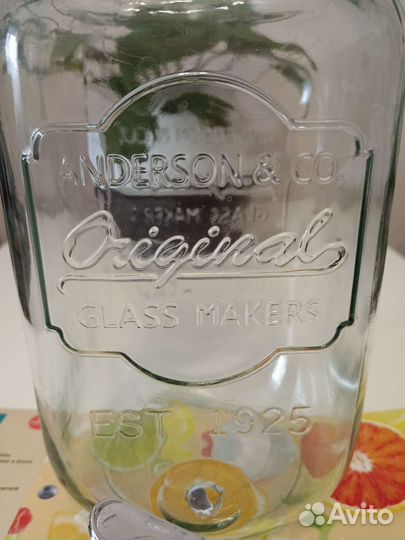 Банка с краном 3 литра (лимонадник)