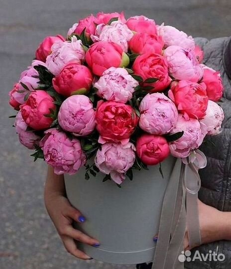 Пионы Букеты Цветы Доставка