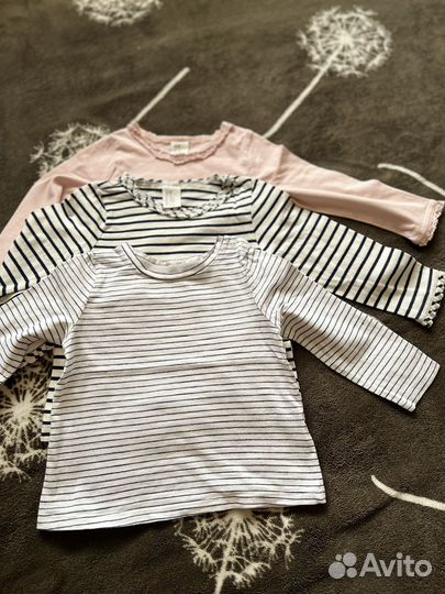 Брендовые Лонги на девочку H&M Mothercare 80