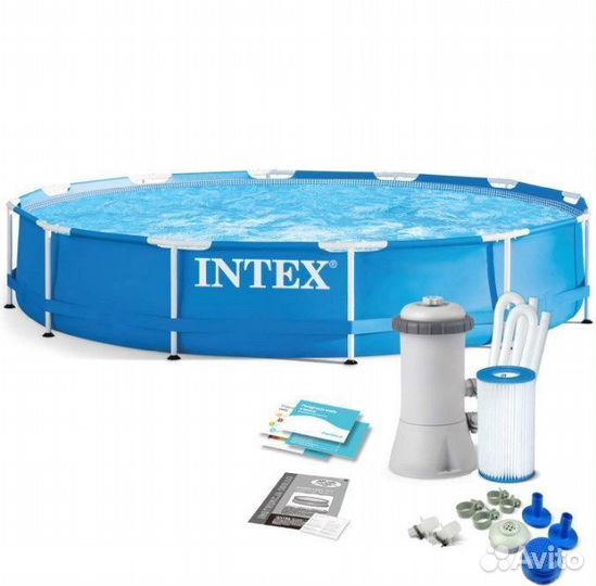 Каркасный бассейн intex