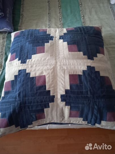 Плед и подушки велюр люкс