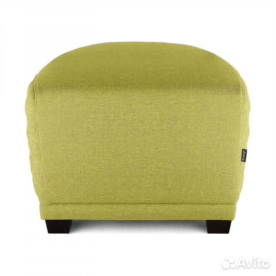 Пуф Tokio, рогожка зелёный