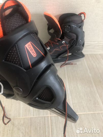 Коньки Axelo детские раздвижные, размер 35 38