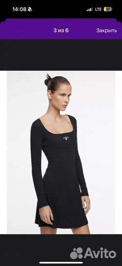 Платье befree черное женское