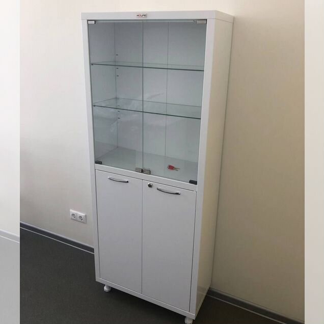 Медицинский шкаф двухстворчатый Hilfe мд 2 1670/SG