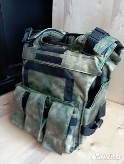 Бронежилет мох с плитами