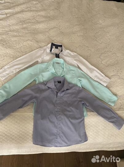 Рубашки пакетом 122-128