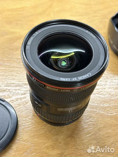 Объектив canon ef 17 40 4L