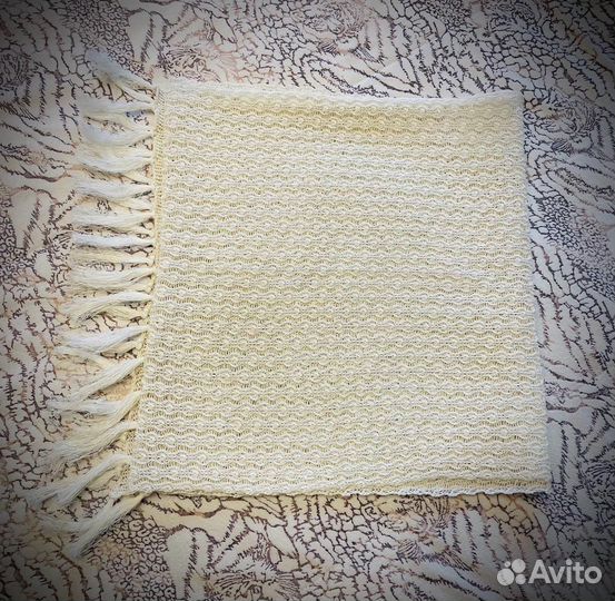 Шарф Палантин. Льняной. Новый