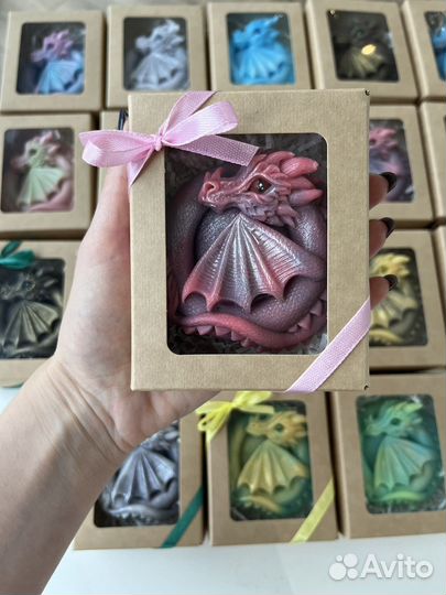 Мыло Дракон. Ручная работа. Подарок на Новый год