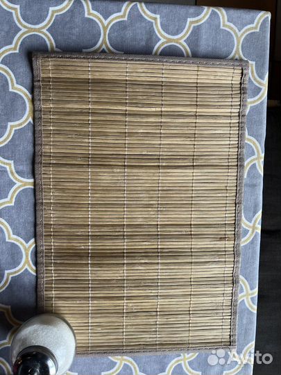 Бамбуковые коврики на стол под приборы