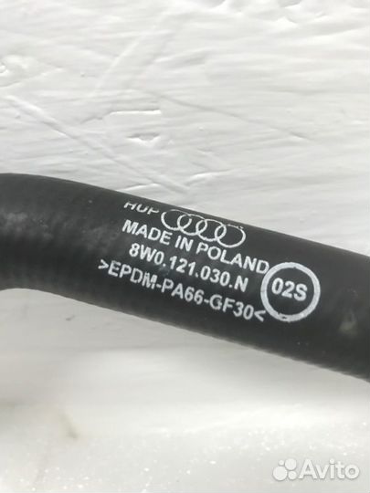 Шланг ож с быстроразъёмной муфтой. Audi A4 седан