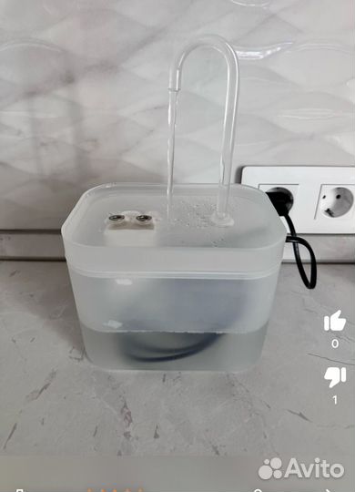 Фонтан поилка для кошек и собак