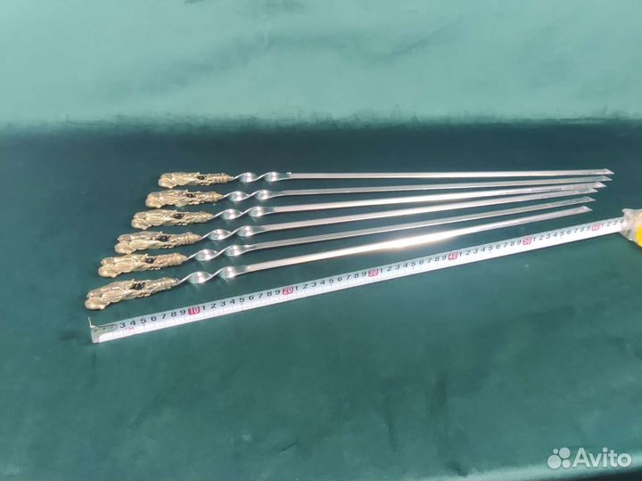 Шампура подарочные литье Олень на листочке