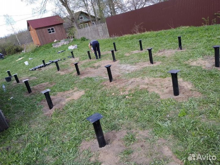 Винтовые сваи под ключ. Свайно винтовой фундамент