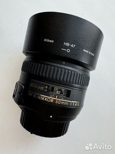 Объектив nikon 50mm f 1.4g af s nikkor
