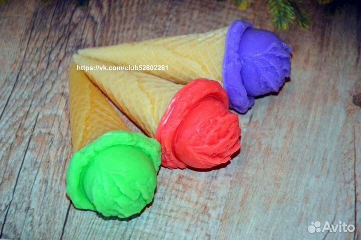 Мыло ручной работы мороженое