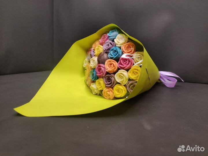 Розы из Бельгийского Шоколада - 29 шт в Букете