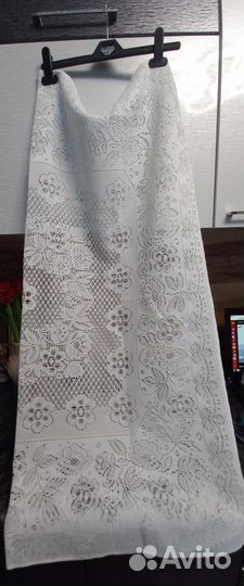 Скатерть из тюли времен СССР