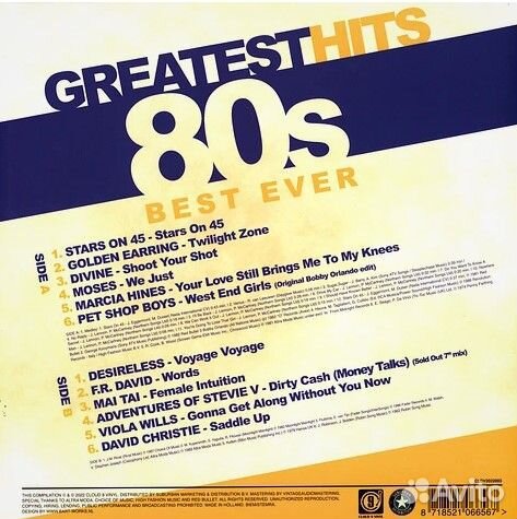 Various artists Greatest 80s Hits Best Ever (Blue)