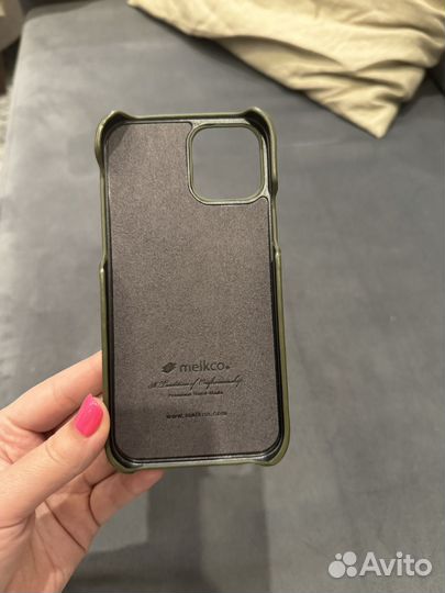 Чехол кожаный на iPhone 12 pro