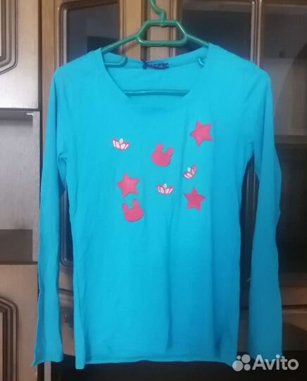 Голубая кофта