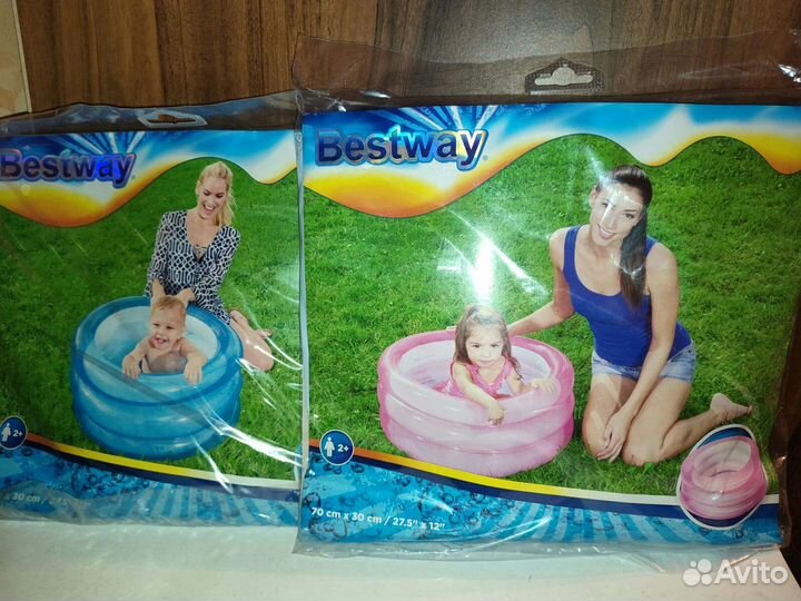 Бассейн надувной Bestway для малышей новый