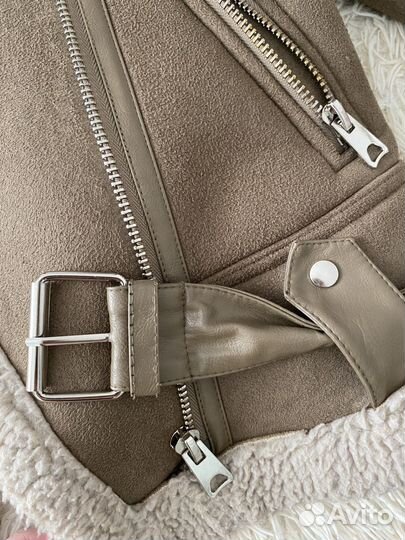 Дубленка женская zara