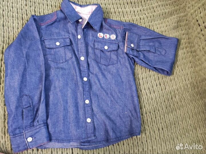 Рубашка для мальчика 110