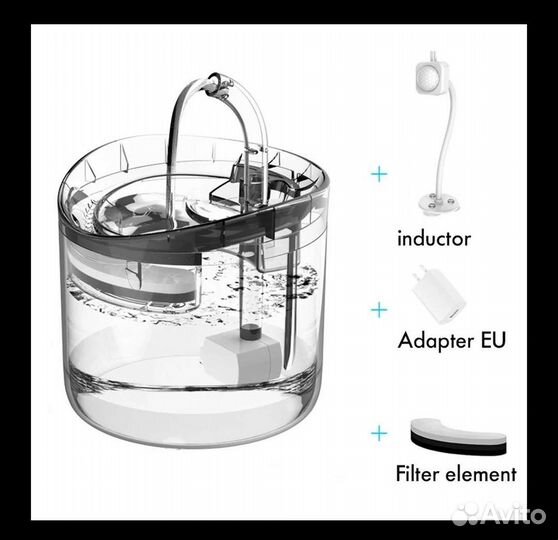 Питьевой фонтанчик для кошек