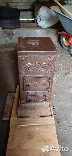 Печь буржуйка чугунная СССР