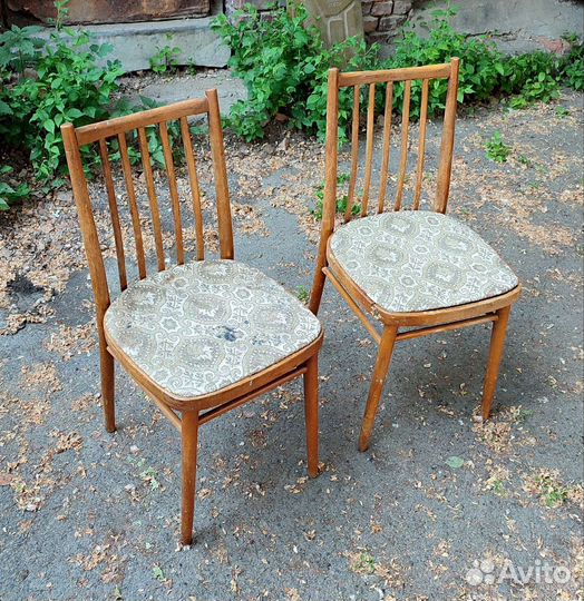 Стулья винтажные, Чехословакия