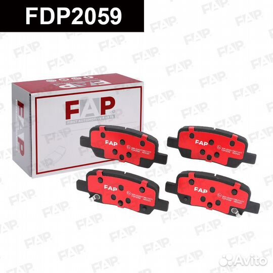 Колодки тормозные FDP2059 FAP Россия
