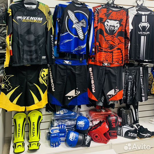 Рашгард Шорты Venum Bad Boy экипировка