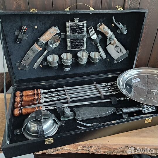 Подарочный шашлычный набор Кизляр