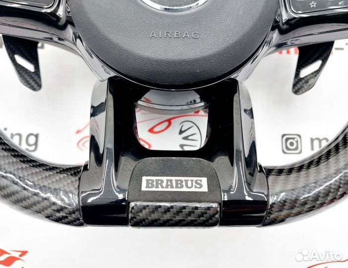 Руль B карбон Mercedes E-class 213 238 купе AMG